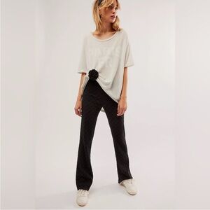 NWOT Free People FP One Ona Lace Flare Pants